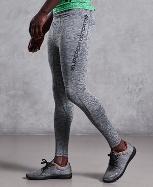 Superdry Performance Reflective Leggings Férfi Nadrág Fekete | VXMGL0758